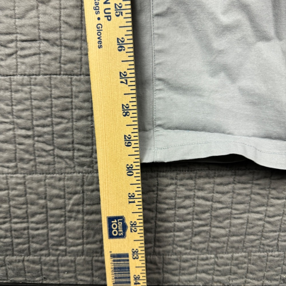 Mack Weldon Radius Chino Pants Mens 32x32 (32x30) Grey Stretch Tech Performance - Picture 13 of 15